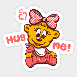 cute baby bear Sticker